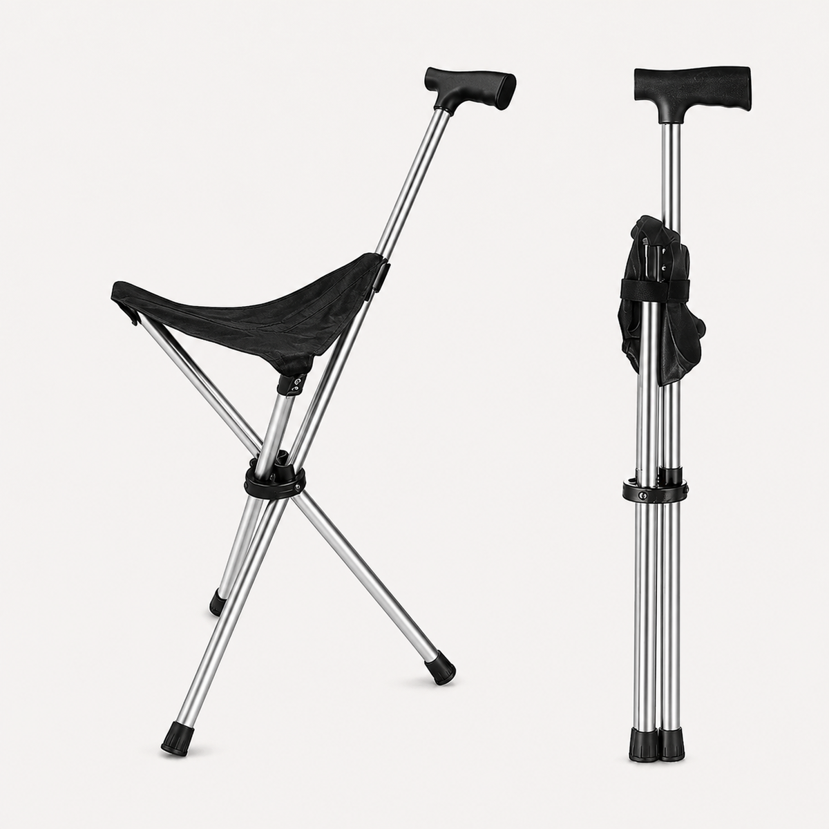 Folding Portable Cane Chair: The Best Gift for Seniors