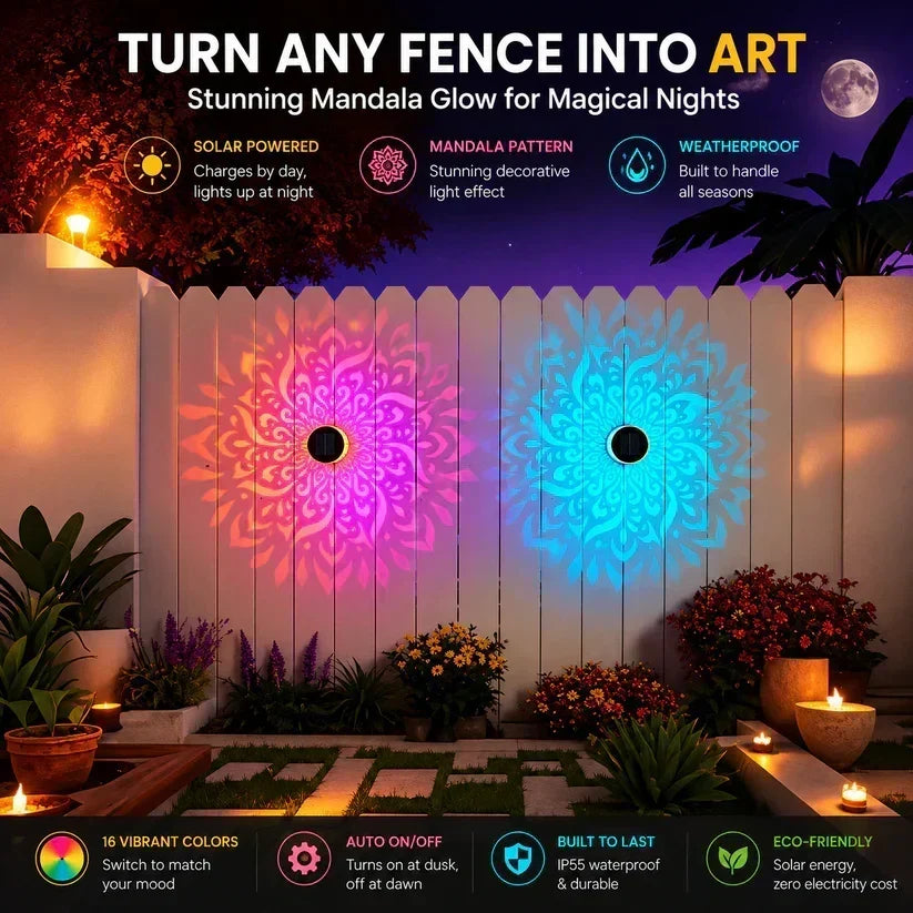 🔥2026 New Solar Mandala Lights