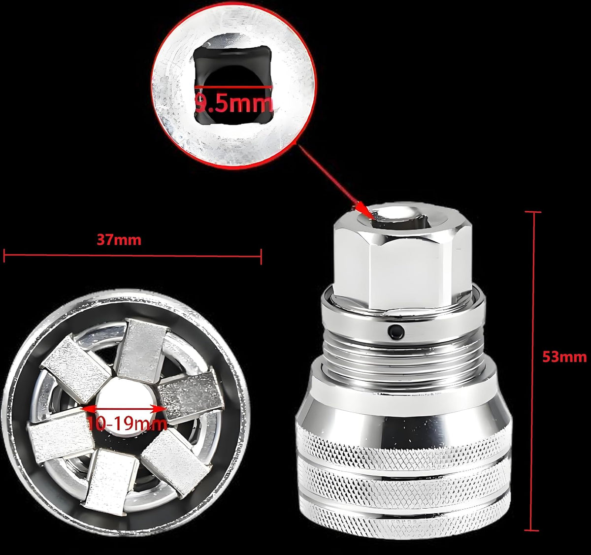 Upgraded Adjustable Universal Socket – 10mm-19mm Master Wrench Tool