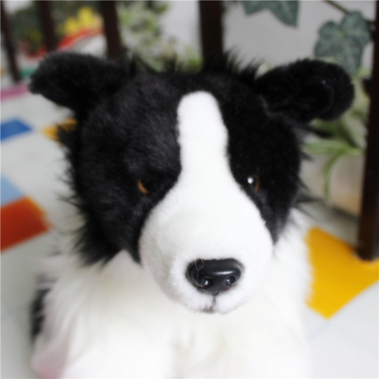 16" Border Collie Plush Stuffed Animal | Soft Dog Toy | Cuddly Pet