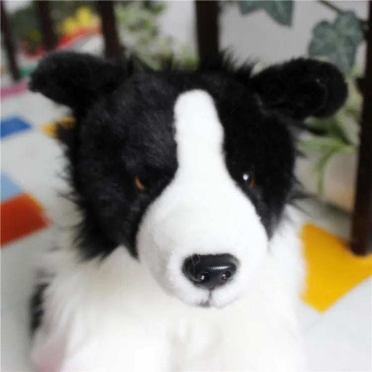 16" Border Collie Plush Stuffed Animal | Soft Dog Toy | Cuddly Pet