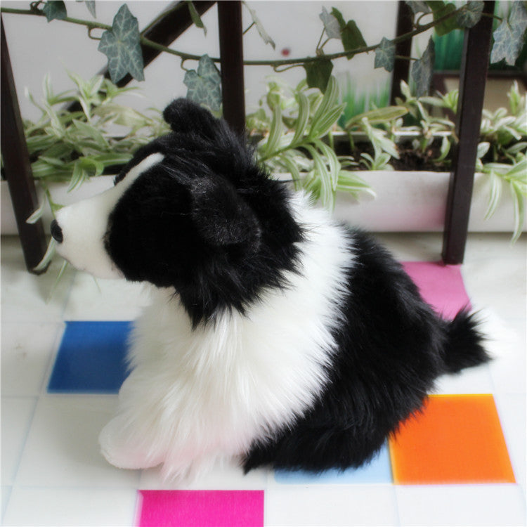 16" Border Collie Plush Stuffed Animal | Soft Dog Toy | Cuddly Pet