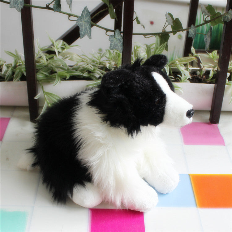 16" Border Collie Plush Stuffed Animal | Soft Dog Toy | Cuddly Pet