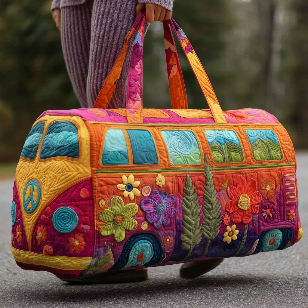 Hippie Van Quilted Duffle Bag GFTOMA3628